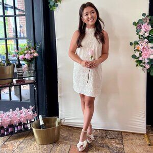 Reformation - Rehannin Ivory Dress